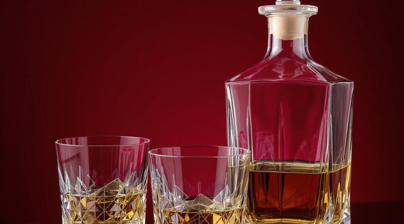 karafka kryształowa whisky