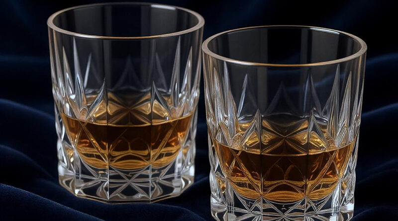 kryształowa szklanka do whisky