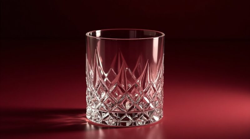 kryształowe ekskluzywne szklanki do whisky